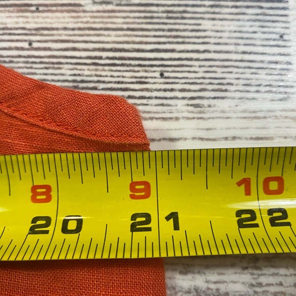 Flax Vibrant Orange Tank Top - Picture 6 of 6